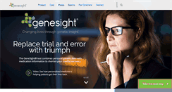 Desktop Screenshot of genesight.com